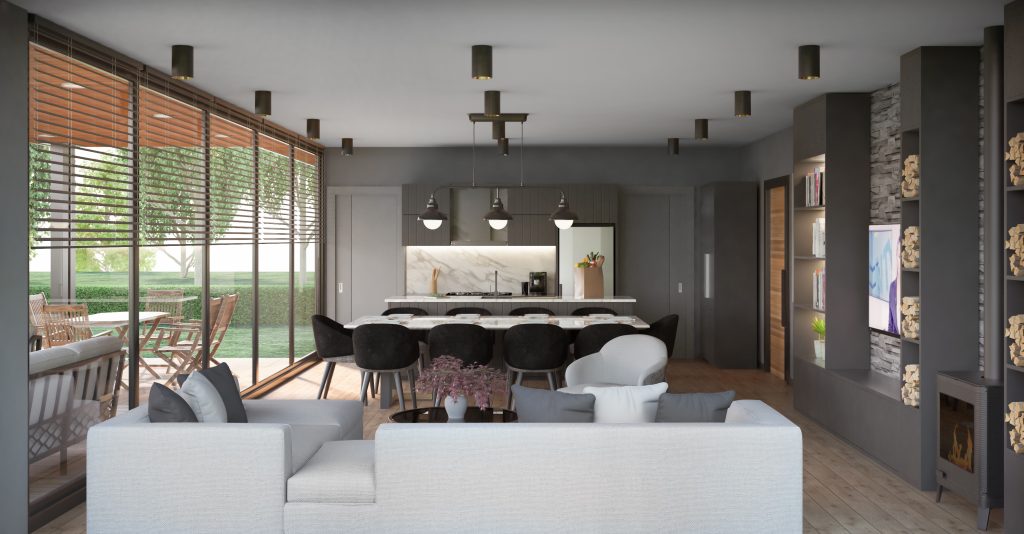 TINY HOUSE INTERIOR VISUALIZATION - Fixo Studio 3D Visualization Studio
